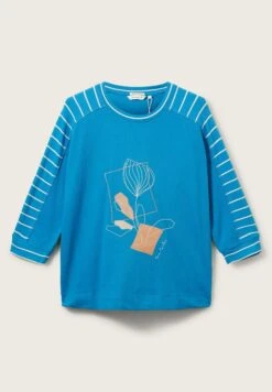 TOM TAILOR3/4 ARM - Långärmad Tröja - Sublime Teal Blue -Henry Tiger Butik db59610a6bfd4664a1655040cc2e3309