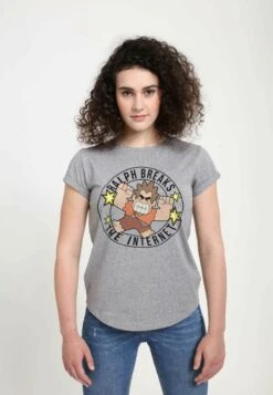 Henry TigerWRECK-IT RALPH 2 WRECK ROUND LINEAR - T-shirt Med Print - Melange Grey 6 Henry TigerWRECK-IT RALPH 2 WRECK ROUND LINEAR - T-shirt Med Print - Melange Grey -Henry Tiger Butik dec0db8843764d0abd67fe211c91b978