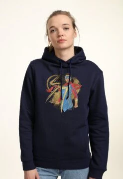 Henry TigerMS MARVEL PORTRAIT - Luvtröja - Navy Blue