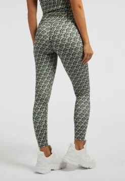 GuessALLOVER-G CUBE-LOGO - Leggings - Grün -Henry Tiger Butik e4a2e2b8d1104958a55664acf9bde51a