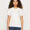 ONLYONLPOPPY - T-shirt Med Print - Off White