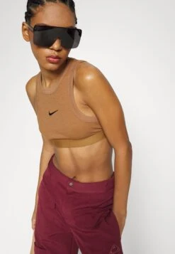 Nike SportswearTREND TANK - Linne - Brown/black -Henry Tiger Butik e64a46f31c074866b45f2b377c686139