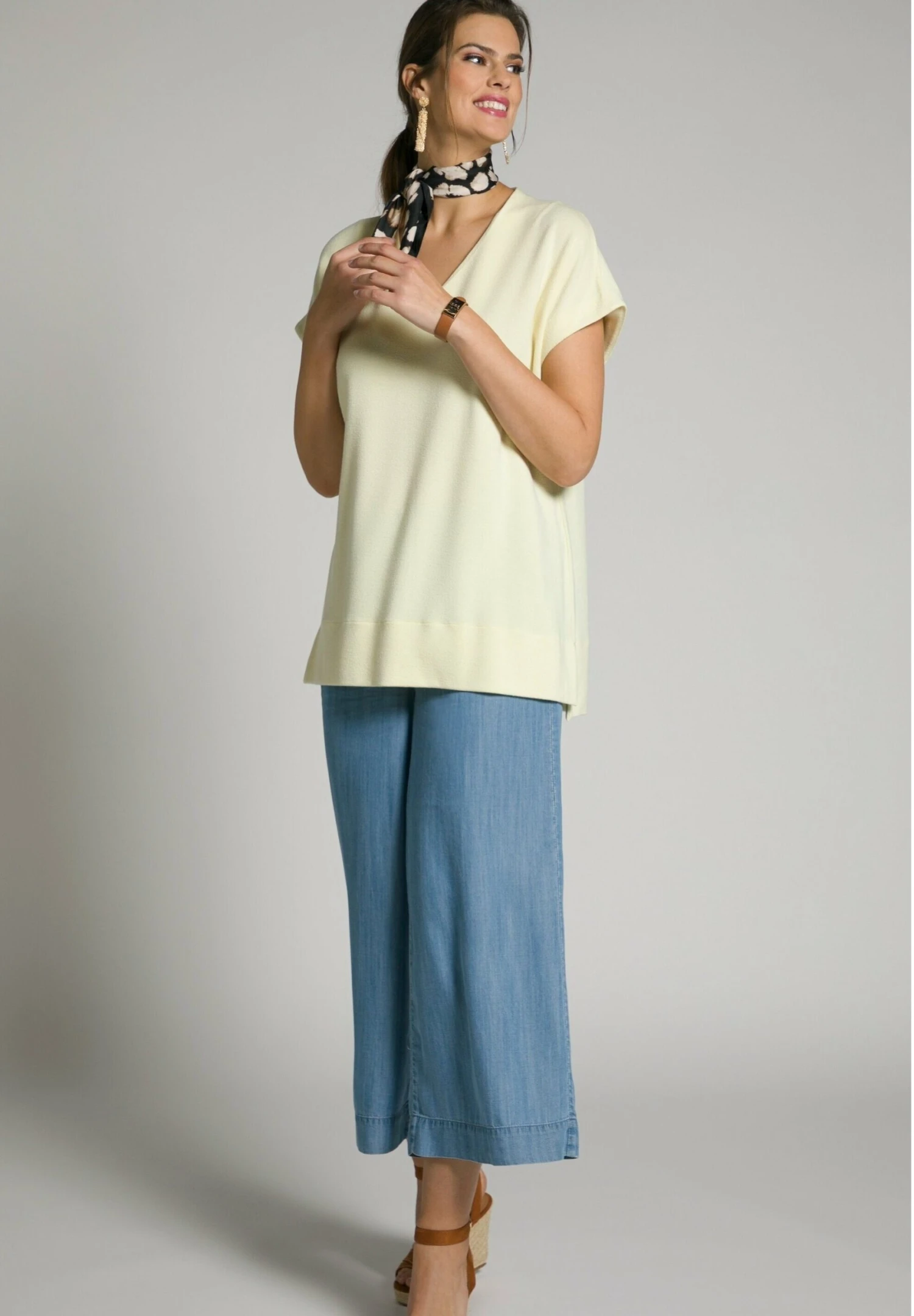 Ulla PopkenT-shirt - Bas - Blassgelb 4 Ulla PopkenT-shirt - Bas - Blassgelb - Bild 2