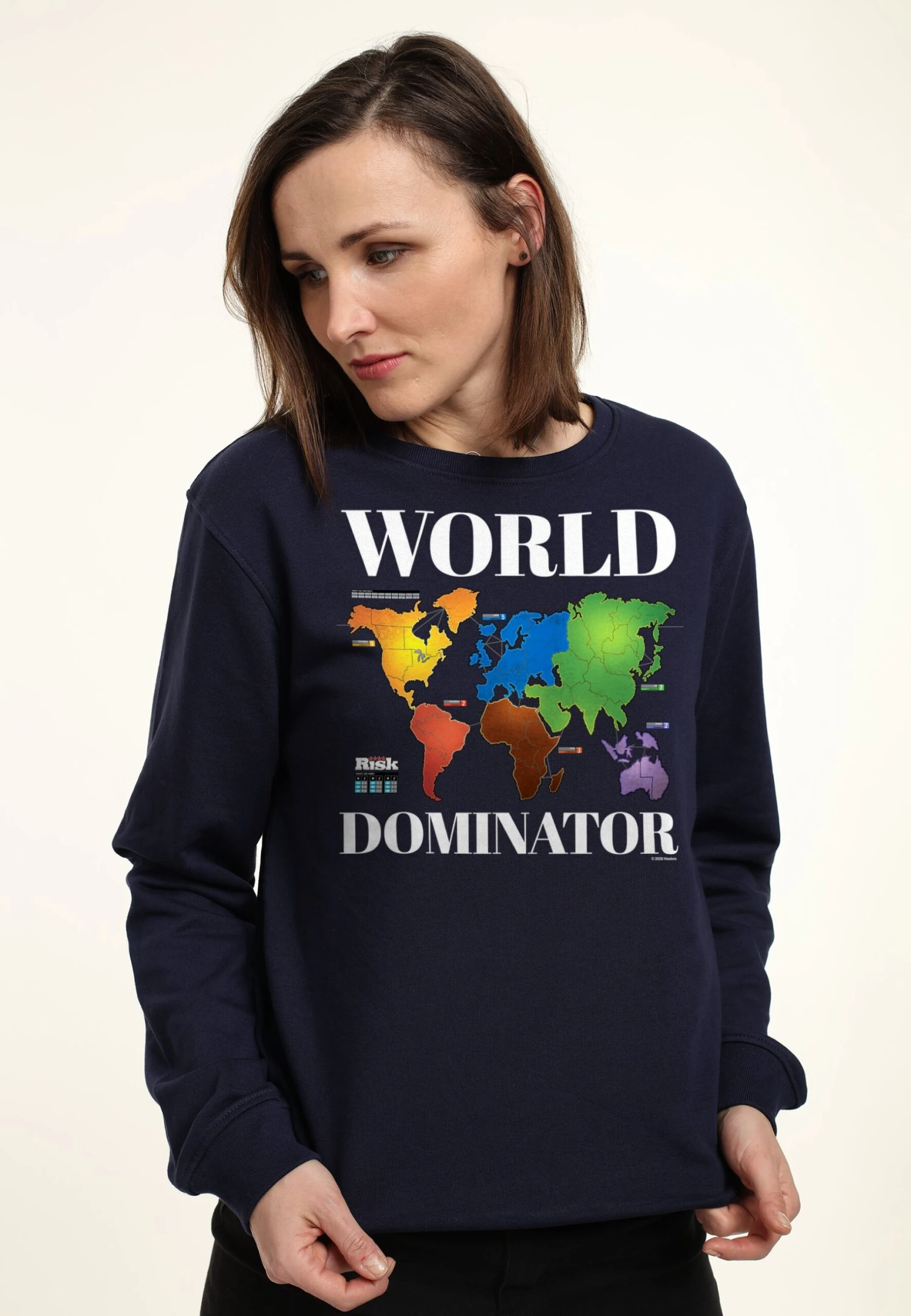 Henry TigerRISK WORLD DOMINATE - Sweatshirt - Navy Blue 5 Henry TigerRISK WORLD DOMINATE - Sweatshirt - Navy Blue - Bild 3