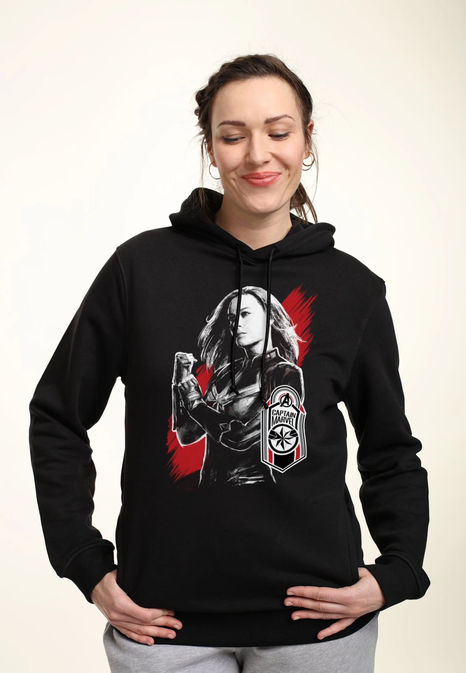 Henry TigerAVENGERS ENDGAME CAP MARVEL TAG - Luvtröja - Black 3 Henry TigerAVENGERS ENDGAME CAP MARVEL TAG - Luvtröja - Black