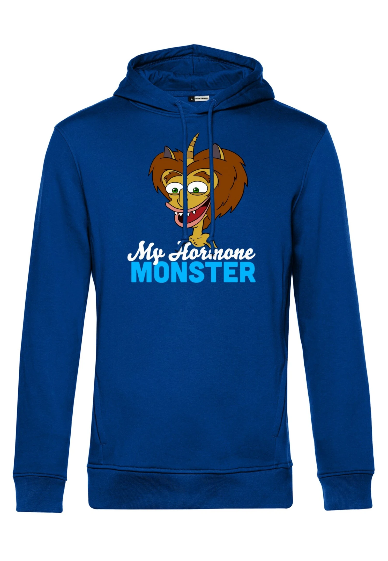 Henry TigerHUMAN RESOURCES MAURY HORMONE MONSTER - Luvtröja - Royal Blue 6 Henry TigerHUMAN RESOURCES MAURY HORMONE MONSTER - Luvtröja - Royal Blue - Bild 4