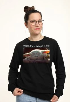 Henry TigerSTAR WARS THE MANDALORIAN FIRE MIXTAPE - Sweatshirt - Black -Henry Tiger Butik ed0966f9c1154bd3a33920fcb0642238