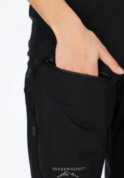 SwedemountHIMALAYA SHELL - Tygbyxor - Black -Henry Tiger Butik eee5718b2fd54429a5cffaecc234774d