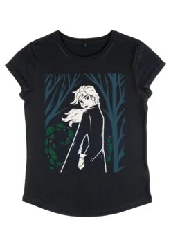Henry TigerFROZEN 2 ELSA WOODED - T-shirt Med Print - Black -Henry Tiger Butik ef2dd4ef41b842578f399737c47df590