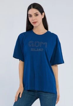 Giorgio Di MareT-shirt Med Print - Navy