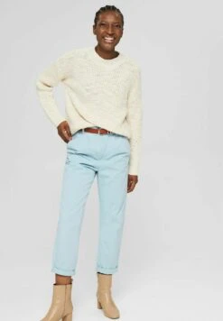 EspritWITH HIGH RISE WAIST - Chinos - Grey Blue 13 EspritWITH HIGH RISE WAIST - Chinos - Grey Blue -Henry Tiger Butik f11b8f363b10463cb30c9d8f74f9e577