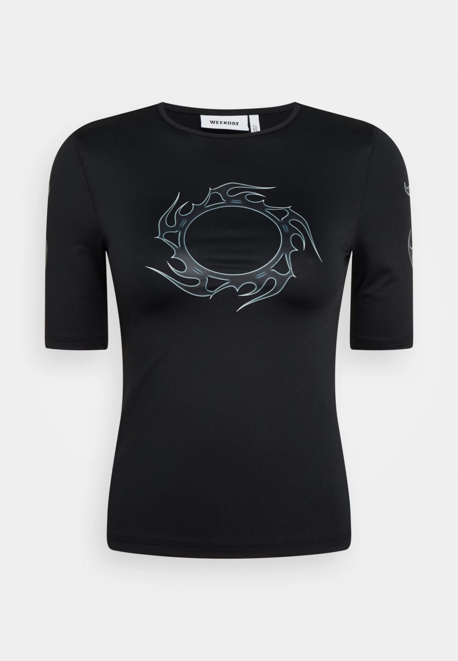 WeekdayTRINITY - T-shirt Med Print - Silver Print 7 WeekdayTRINITY - T-shirt Med Print - Silver Print - Bild 5