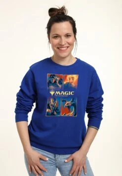 Henry TigerMAGIC: THE GATHERING FOUR CHARS - Sweatshirt - Royal Blue -Henry Tiger Butik f4bc7183c52a401aa7d1a625d3961f43