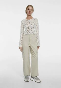 StradivariusWITH PARACHUTE HEMS - Cargobyxor - Stone -Henry Tiger Butik f5934c6a635b4addaa549b57081196fc