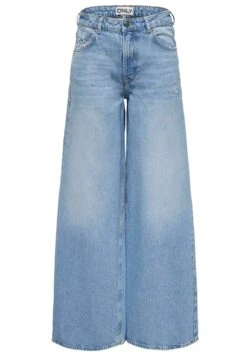 ONLYONLVELA HW EX WIDE DESTROY - Flared Jeans - Light Blue Denim -Henry Tiger Butik fa98ceb7a36d44f9a61f29679b59ad54