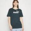 PumaESS LOGO BOYFRIEND TEE - T-shirt Med Print - Dark Night 1 PumaESS LOGO BOYFRIEND TEE - T-shirt Med Print - Dark Night -Henry Tiger Butik fd22b784008d4cfbbed9d7c3fba550f9